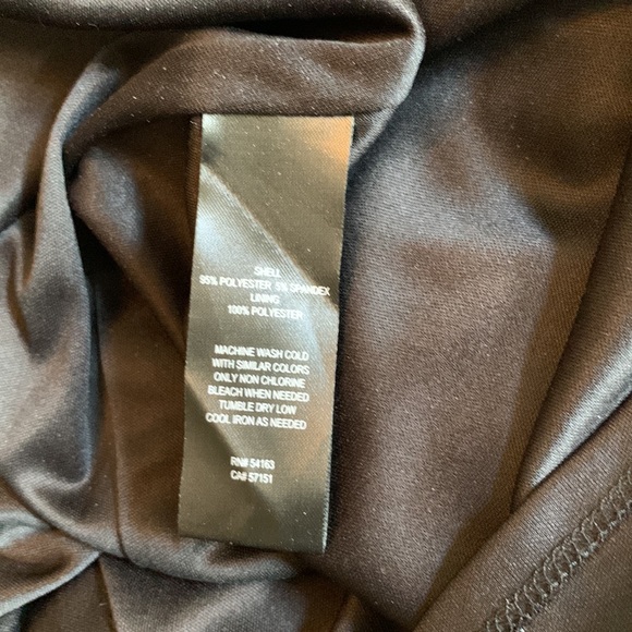 Beautiful black dress, with white floral design, smoke & pet free home - Picture 9 of 11